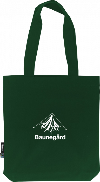 Neutral - Baunegården Tote Bag - Bottle Green